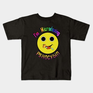 I'm Microdosing psychedelic Kids T-Shirt